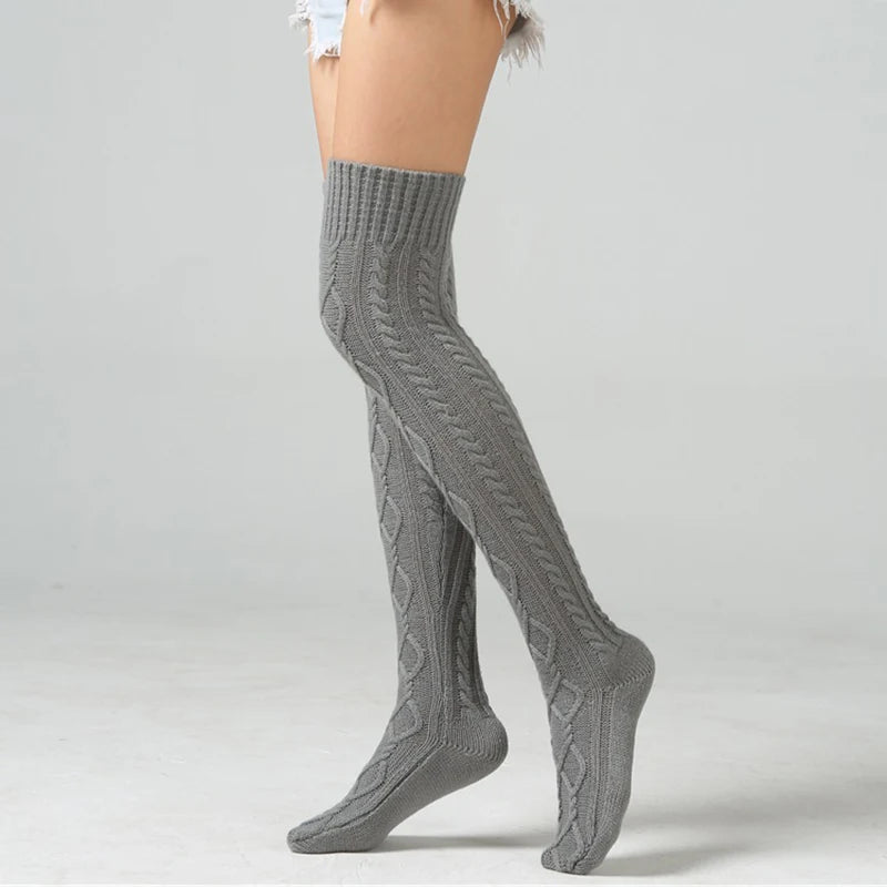 Socks - Over the Knee - Knitted