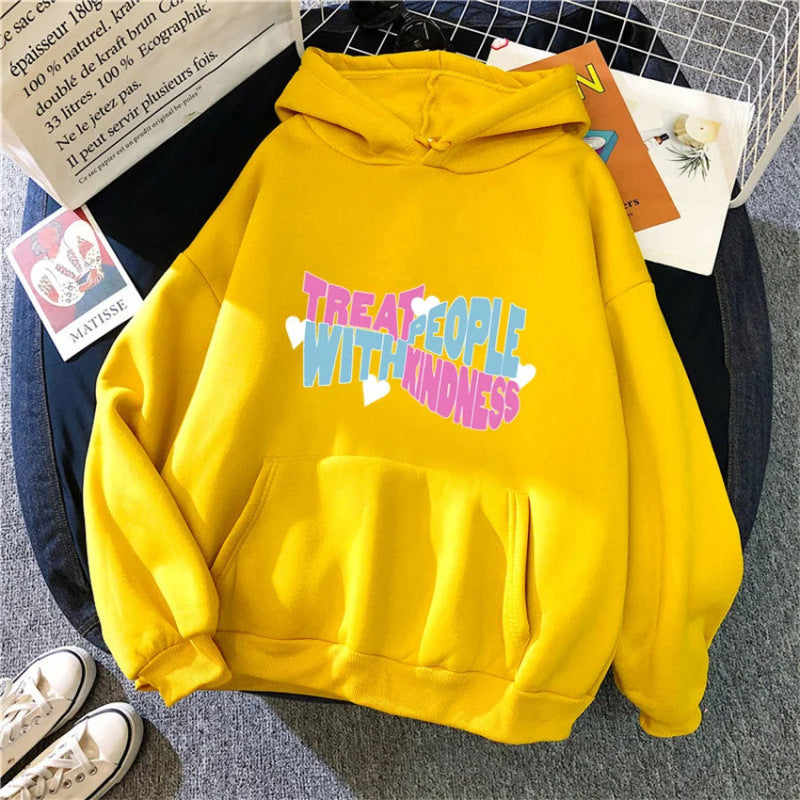 Hoodie - Treat People With Kindness - Up to 4XL - various colours