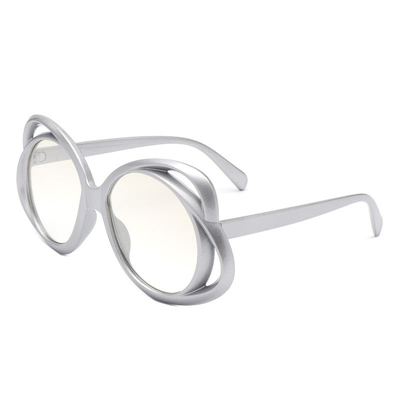 Ladies Oval Frame Sunglasses - various colours