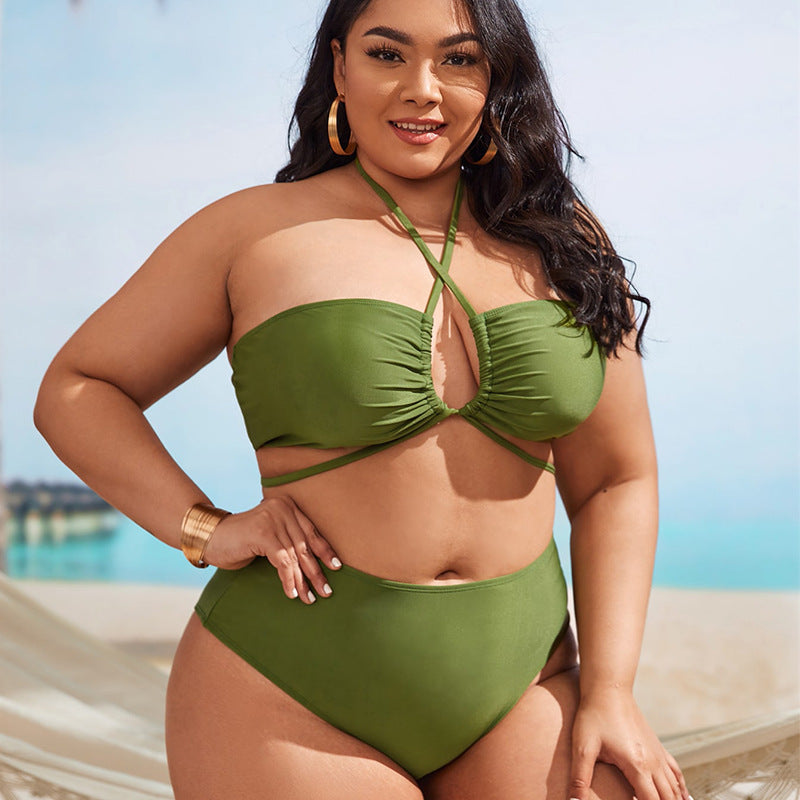 Bikini Two Piece Set with matching Cover Up Skirt