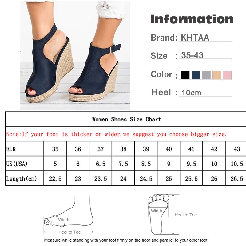 Women's Cork Wedge Sandal
