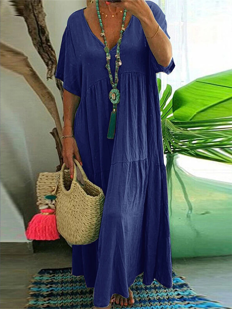 Women's Summer Dress - Up to 5XL - various colours