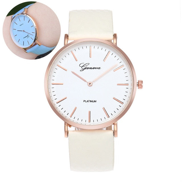 Women's Quartz Wrist Watch - Temperature Change