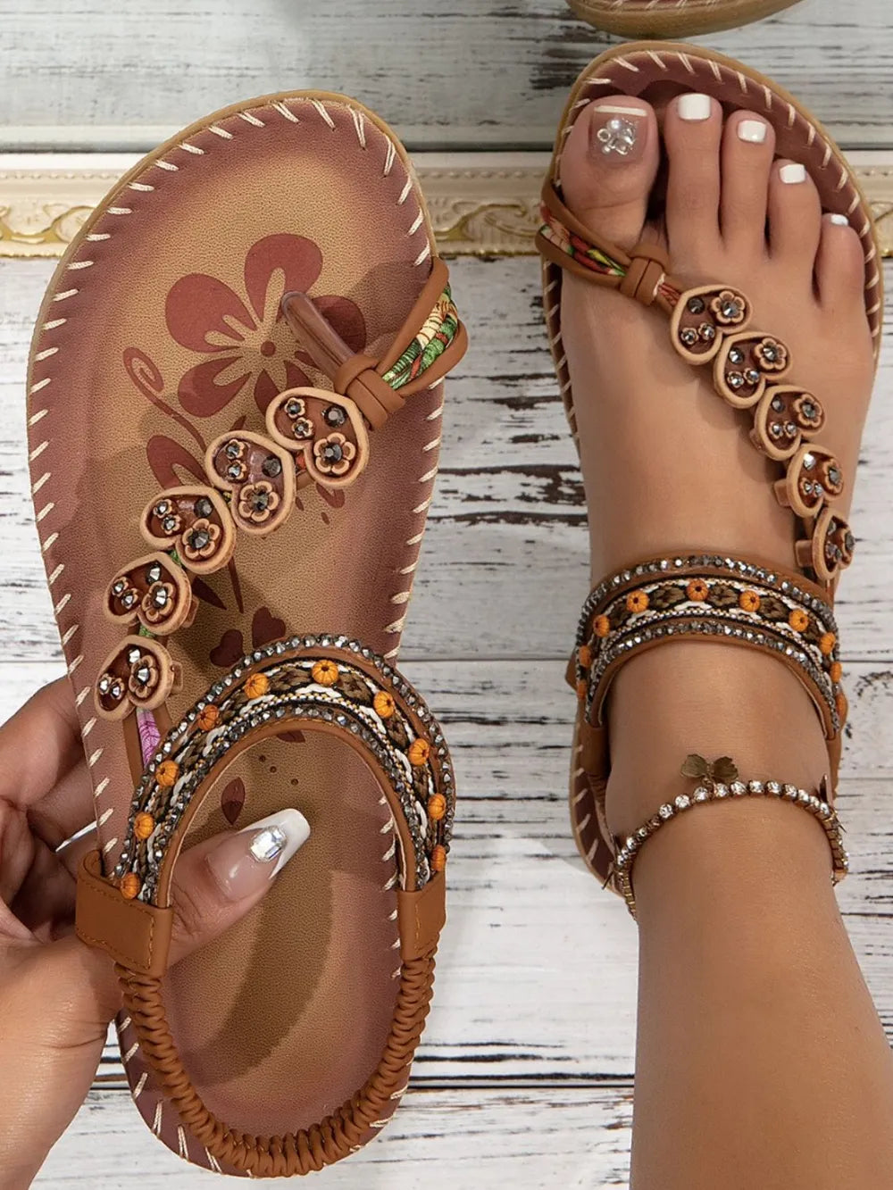 Women's Beaded Sandal