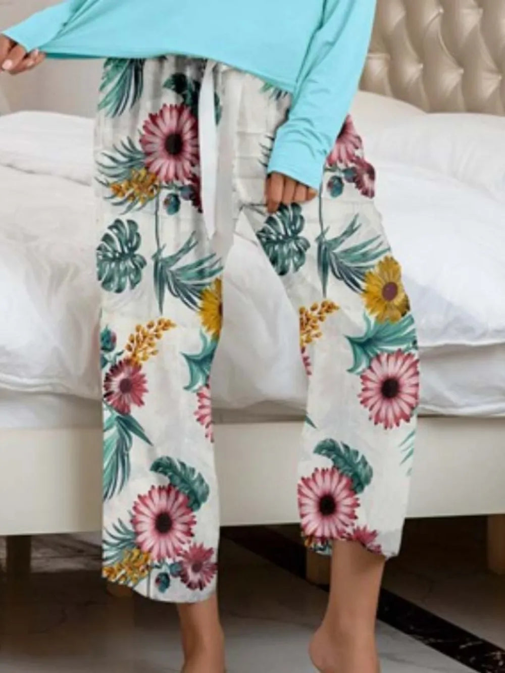 Women's Pyjama Set - Top & Trousers - Assorted Colours