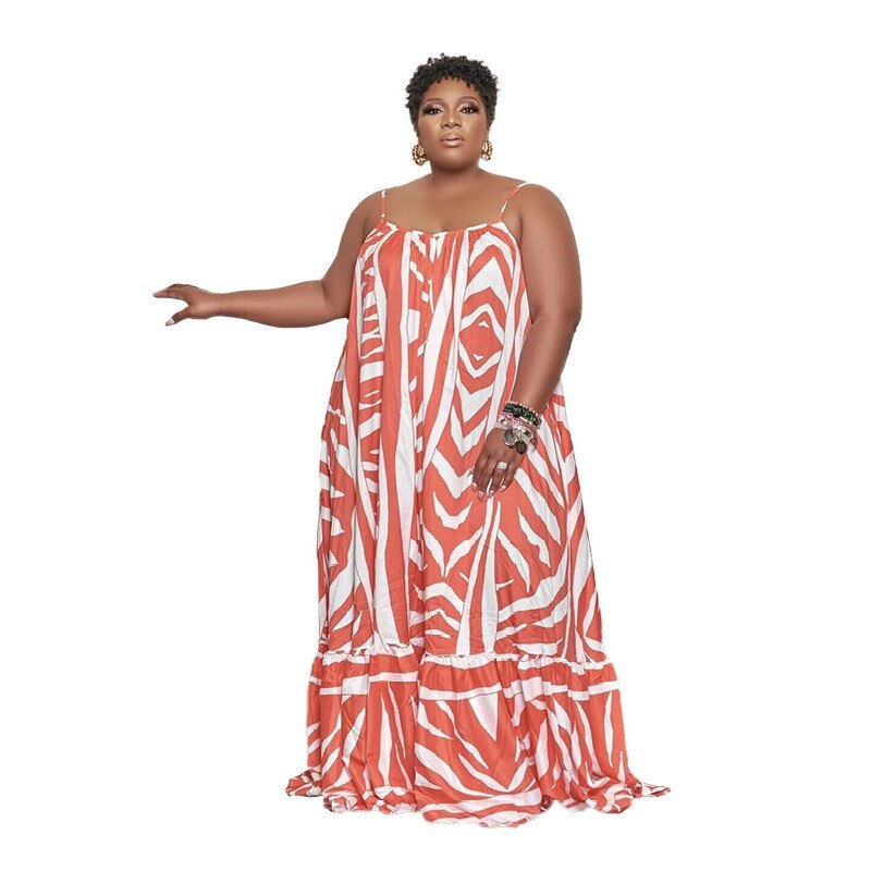 Women's Plus Size Beach Dress - up to 5XL