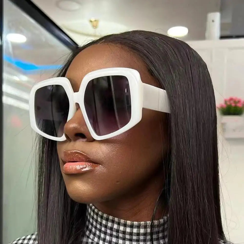 Ladies Oversized Square Sunglasses - various colours
