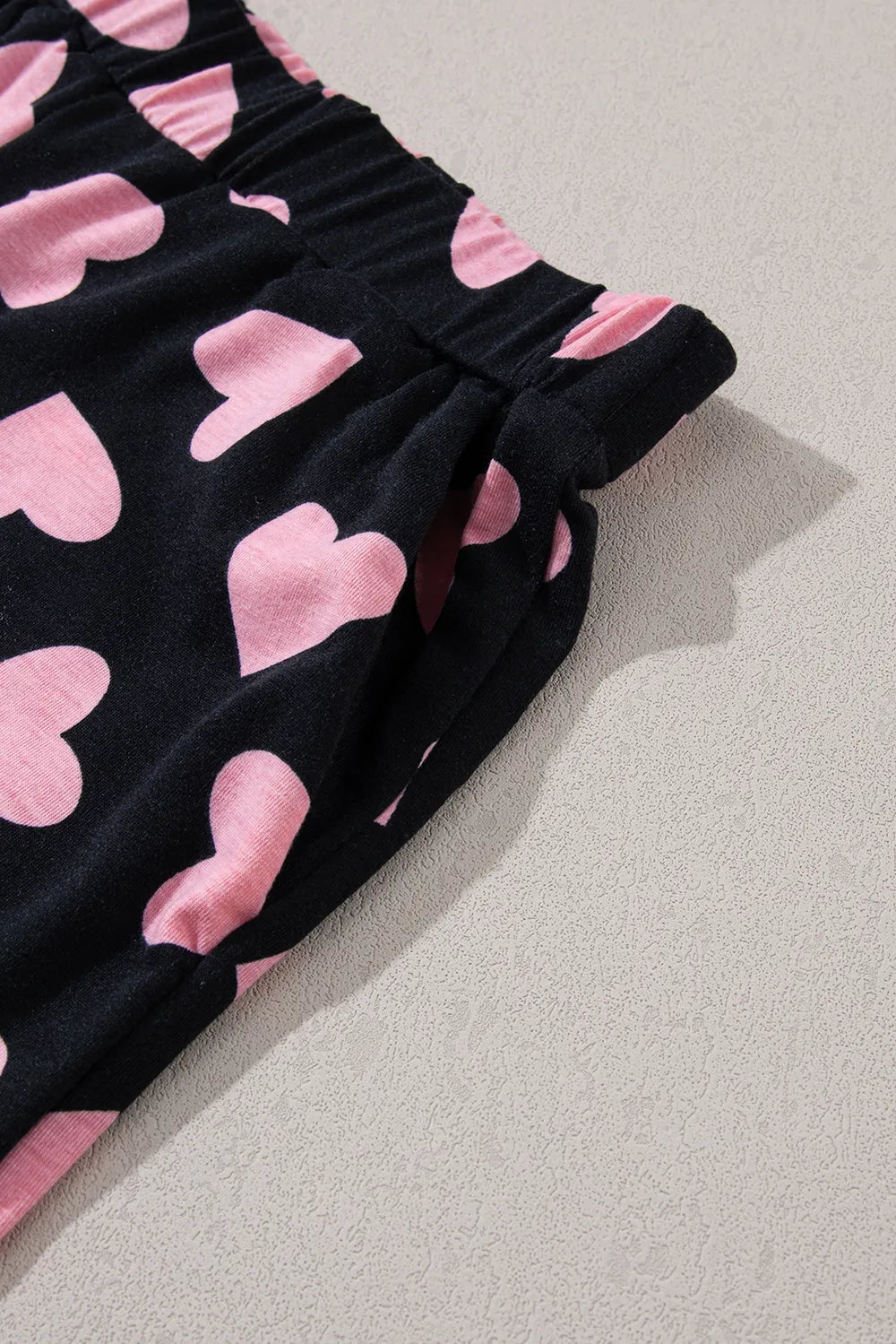 Women's Two Piece Heart Print Long Sleeve Pyjama Set