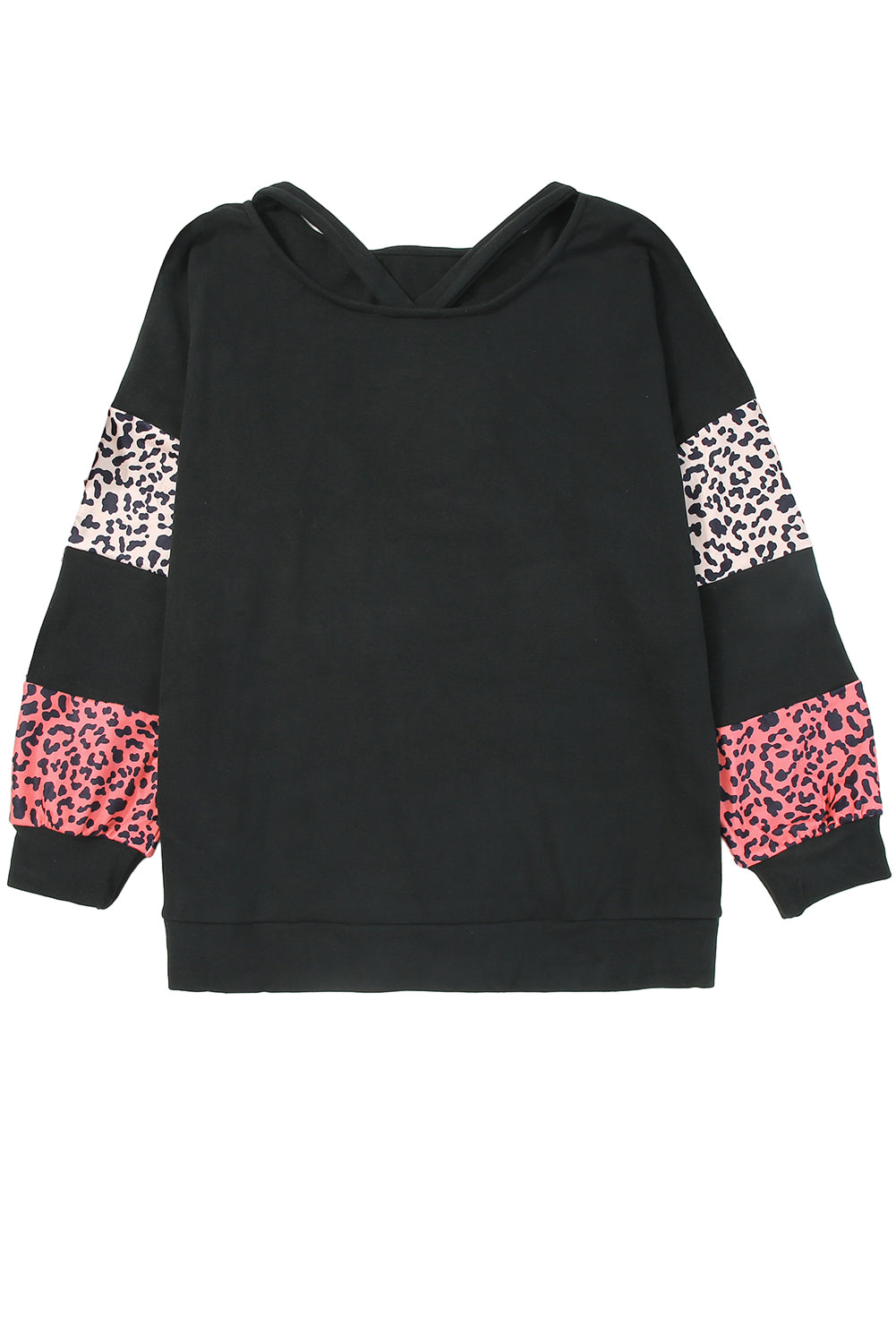 Leopard Print Strappy Neck Top - Plus Size
