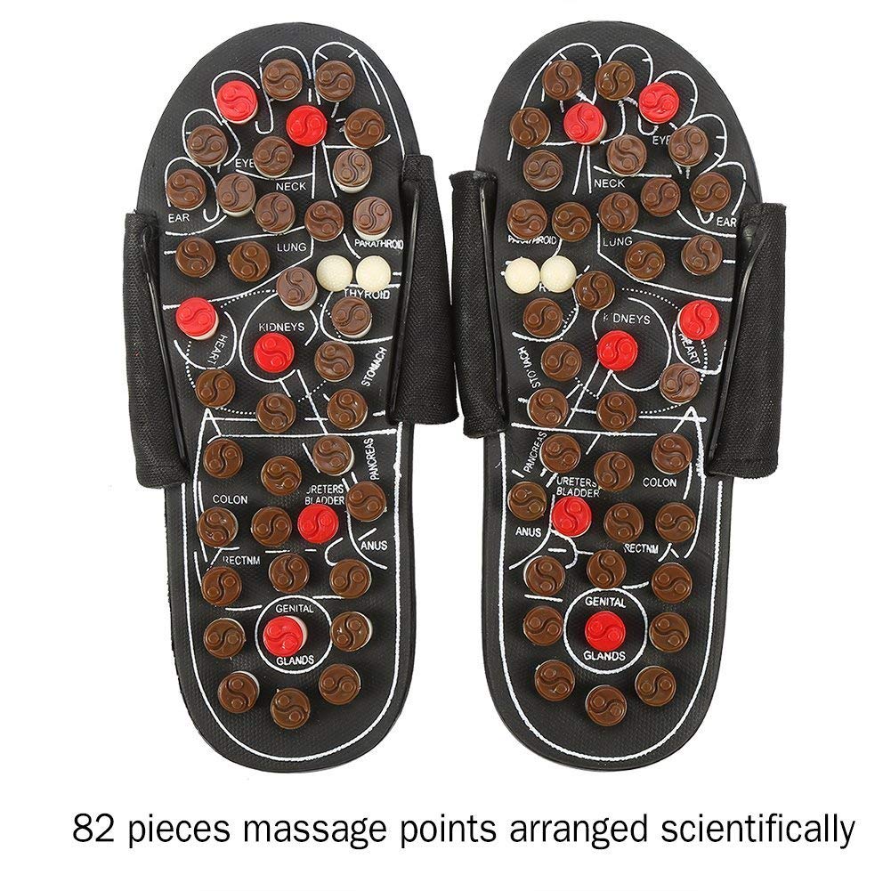 Men's Foot Massage Slipper Shoe for Acupuncture Therapy Massage
