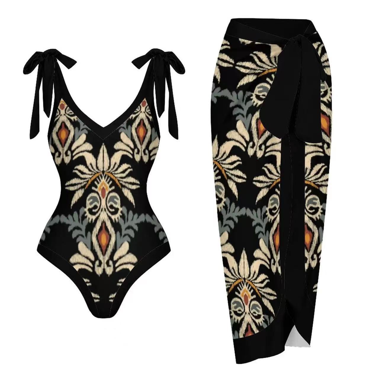 Swimsuit One Piece and matching Cover Up Set