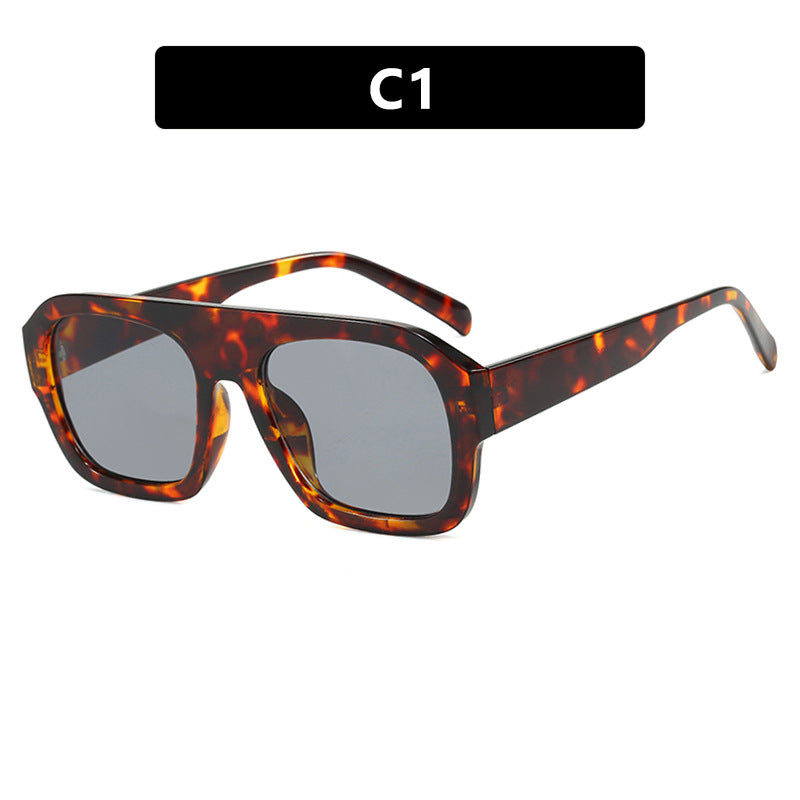 Ladies Large Frame Square Sunglasses - various colours