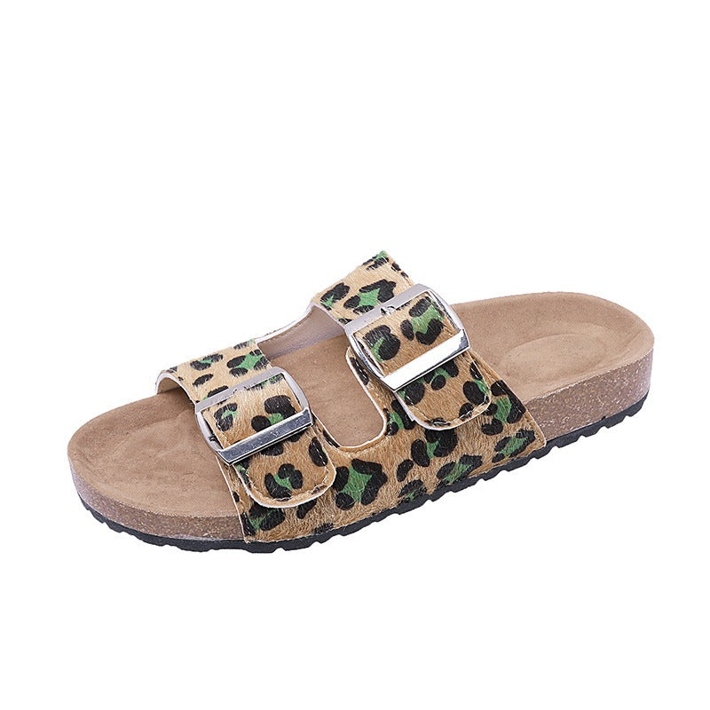Women's Leopard Print Birkenstock Sandal