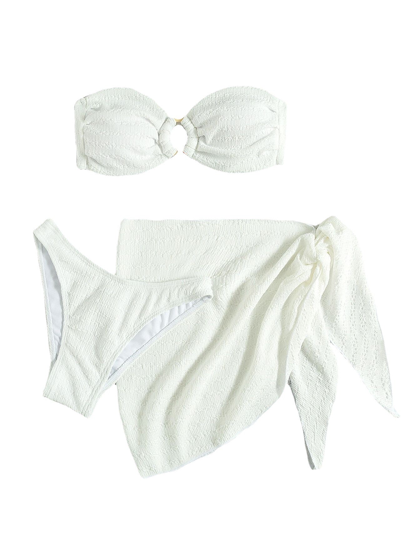Bikini Two Piece Set with matching Cover Up Skirt