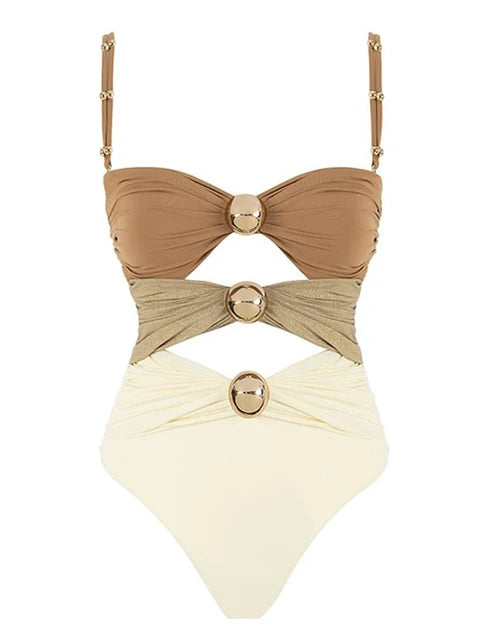 Women's Swimsuit One Piece with matching Cover Up Skirt - various colours