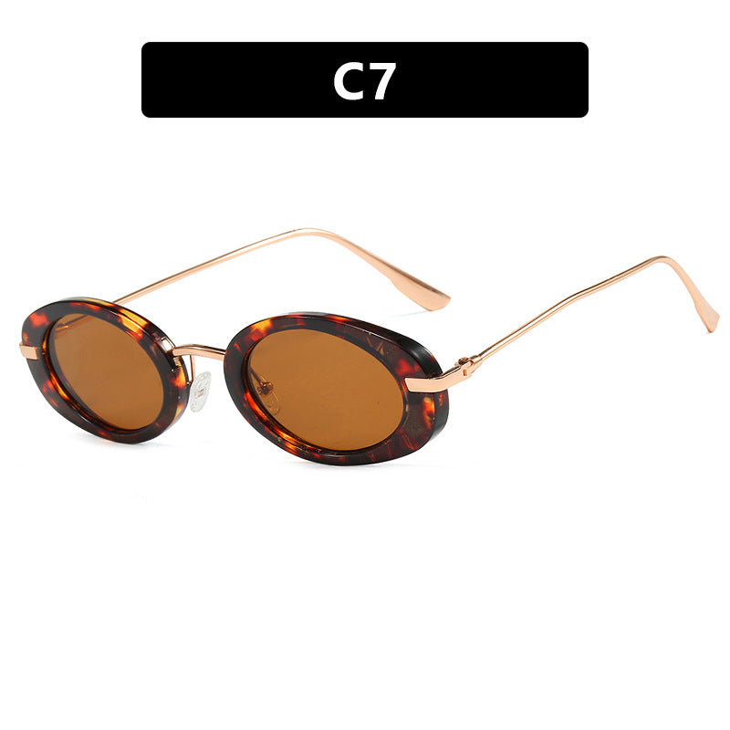 Ladies Small Frame Oval Sunglasses - various colours