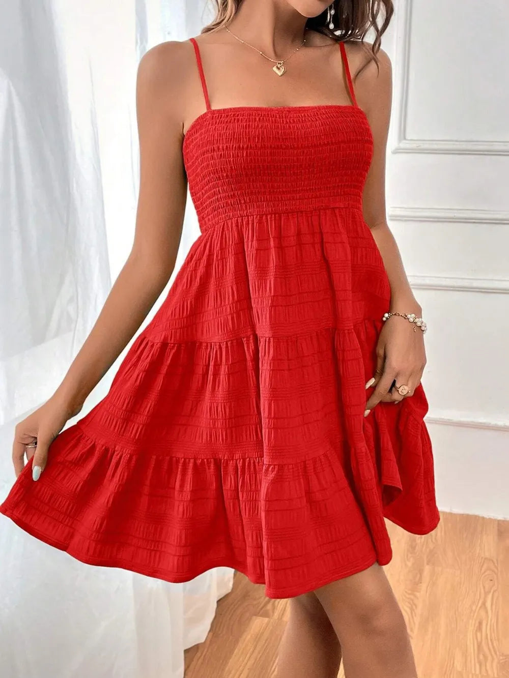 Women's Tiered Smocked Dress