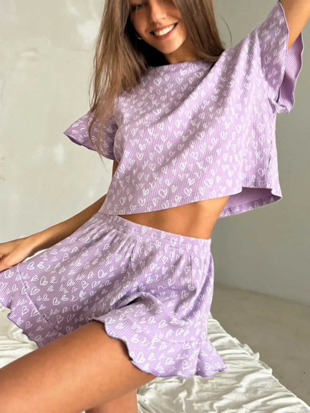 Women's Polka Dot Pyjama Set - various styles/colours