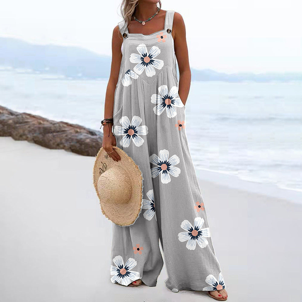 Women's Summer Jumpsuit Romper - various colours patterns