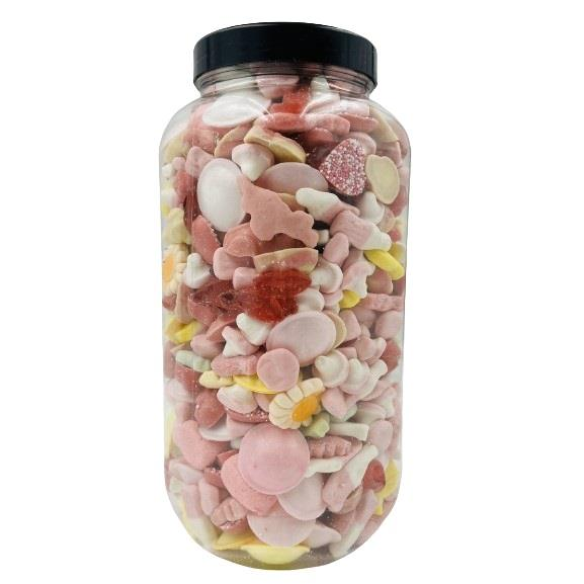 Simway Sweets Pretty In Pink Mix Sweet Gift Huge Mega 3KG Candy Jar