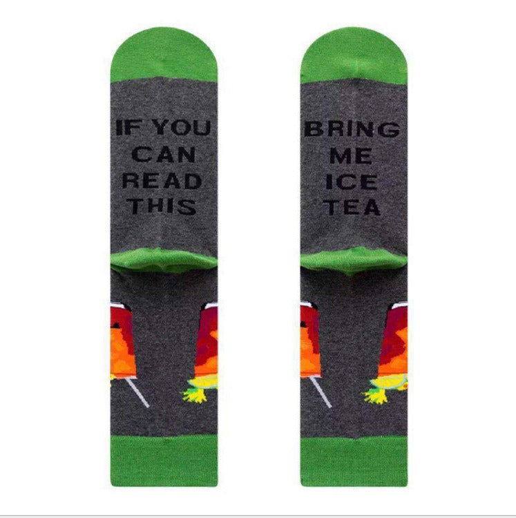 Socks - IF YOU CAN READ THIS Slogan