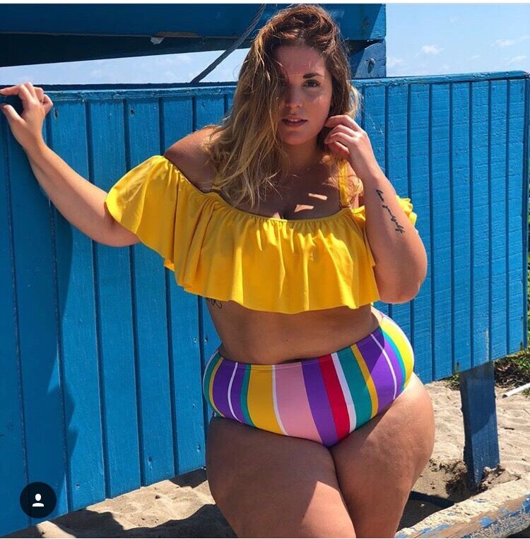 Bikini Top and High Waist Bottom