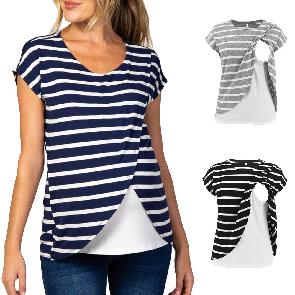 Ladies Maternity Breastfeeding Top - Mum To Be - Pregnancy