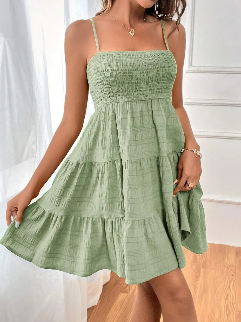 Women's Tiered Smocked Dress