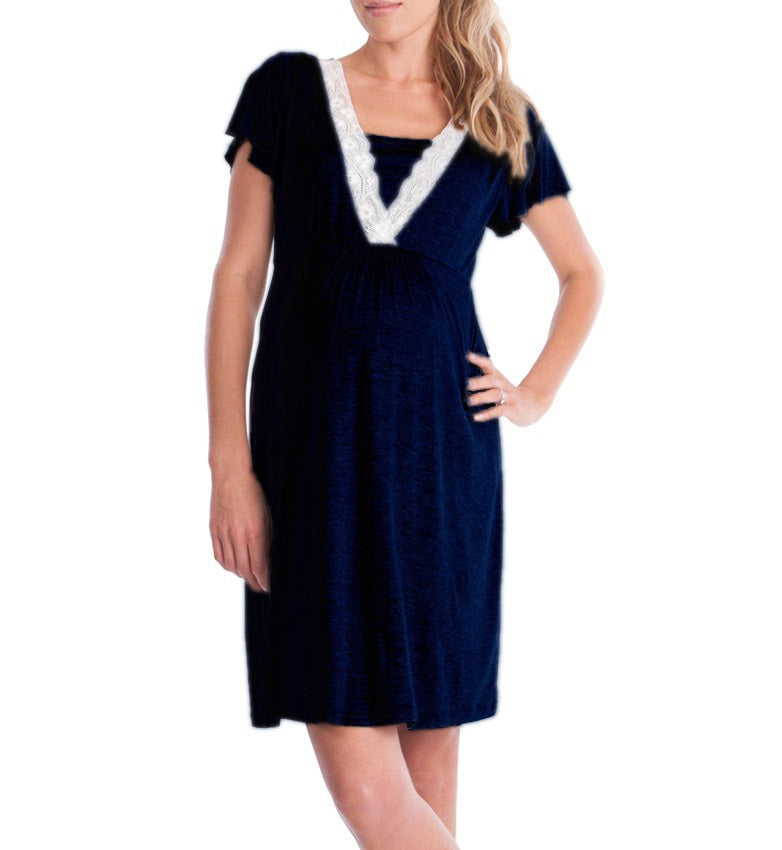 Ladies Maternity Breastfeeding Dress - Mum To Be - Pregnancy