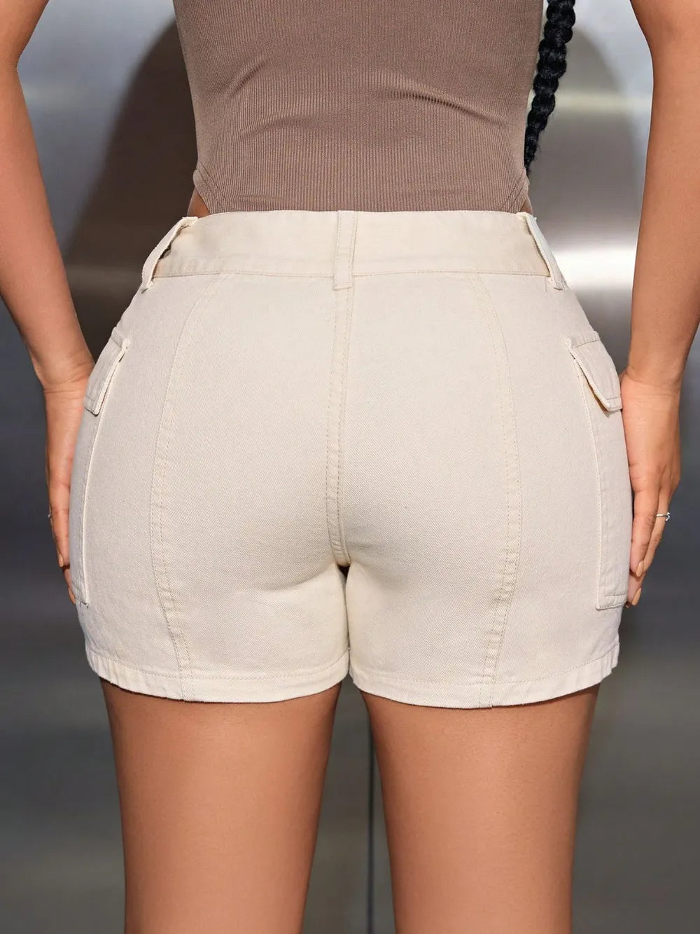 Women's Mid-Rise Waist Denim Shorts
