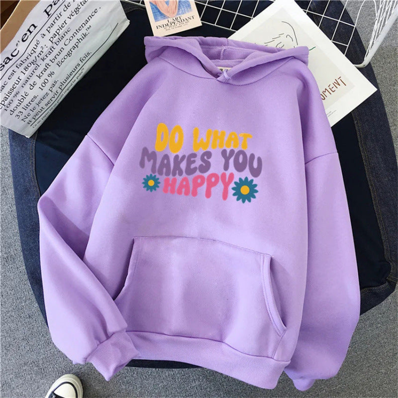 Unisex Hoodie - Do What Makes You Happy - Up To 4XL