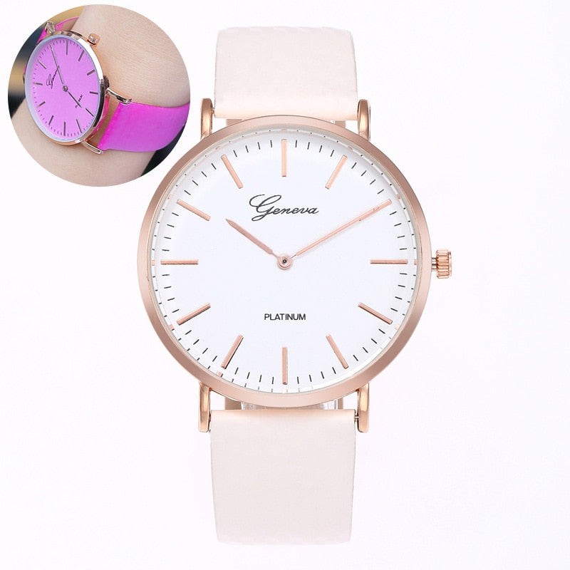 Women's Quartz Wrist Watch - Temperature Change