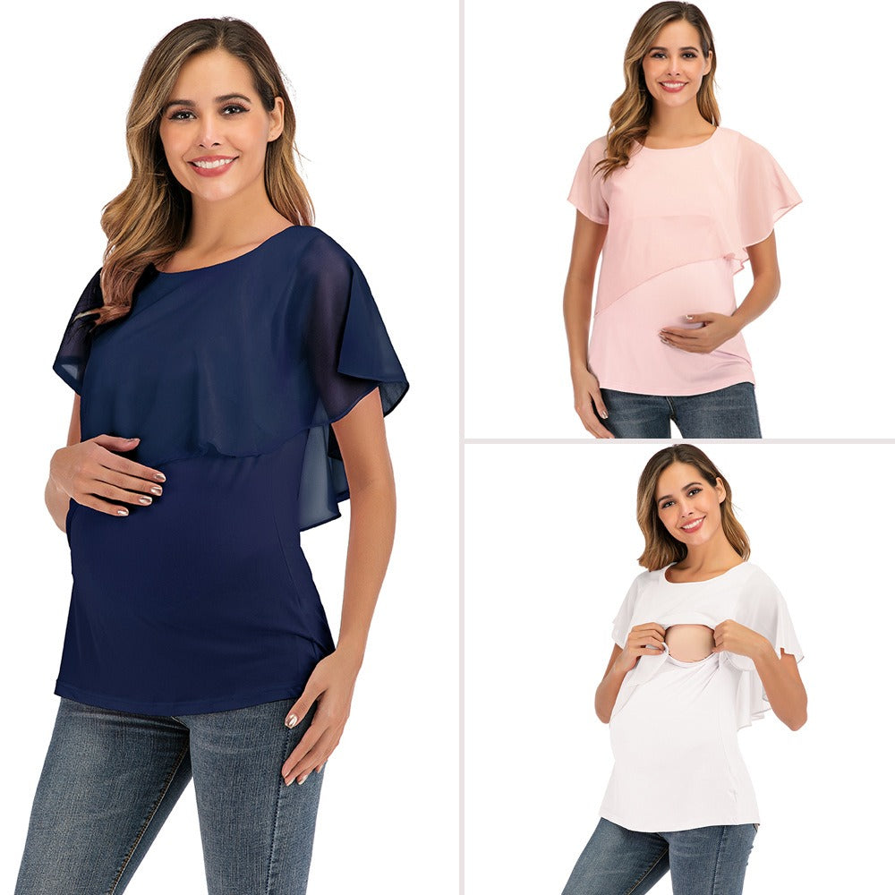 Ladies Maternity Breastfeeding Top - Mum To Be - Pregnancy