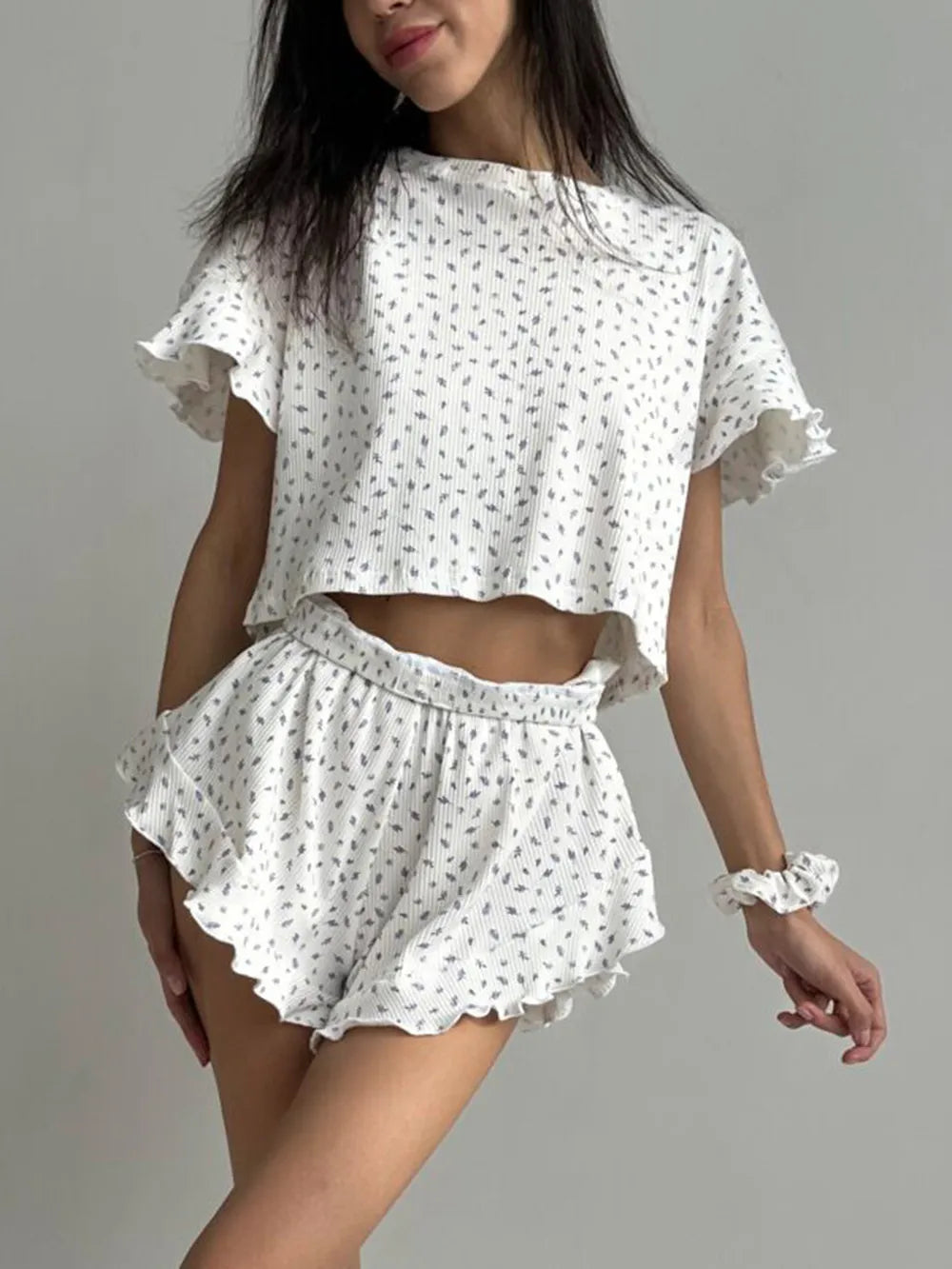 Women's Polka Dot Pyjama Set - various styles/colours