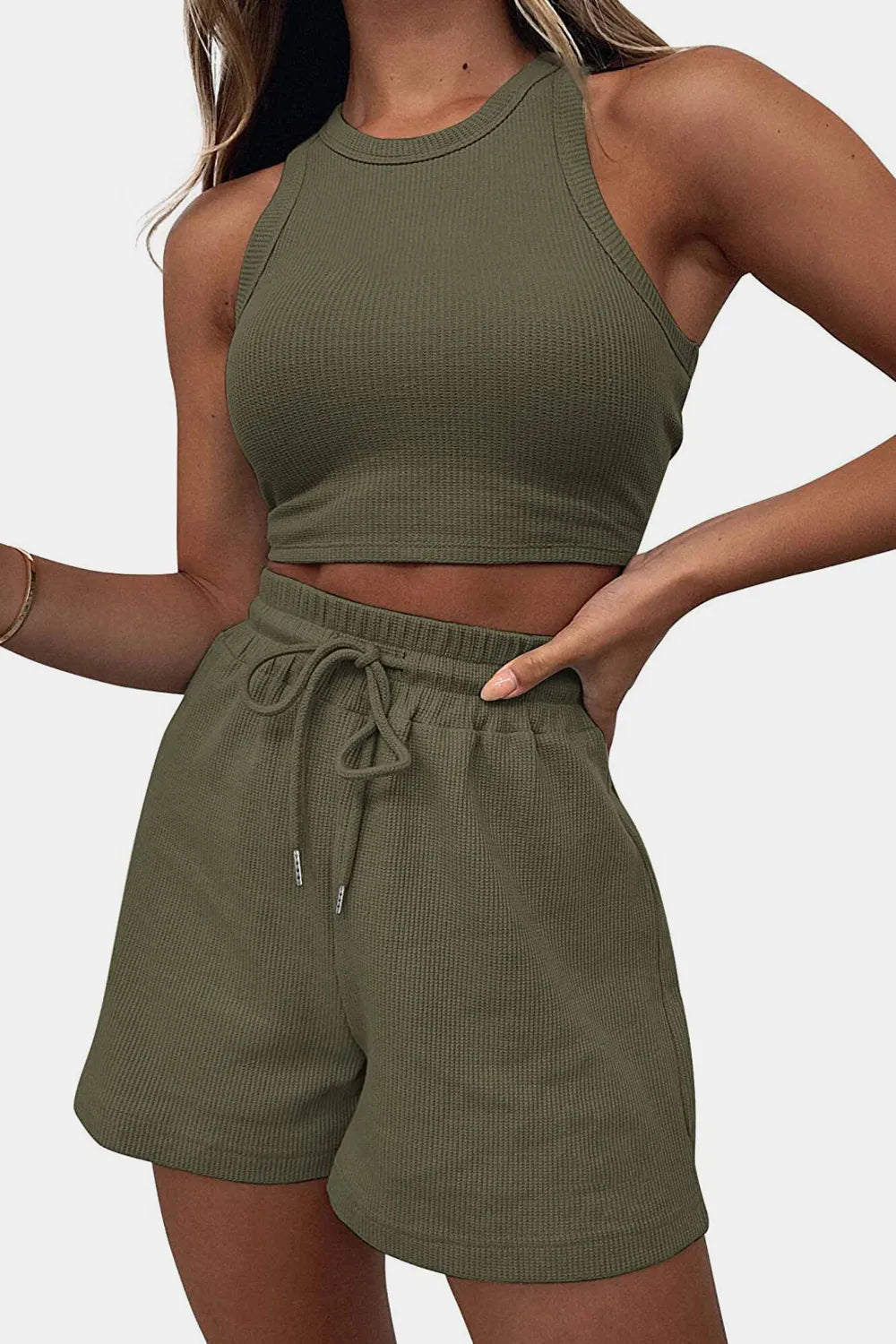 Women's Vest and Shorts Co-Ord Set