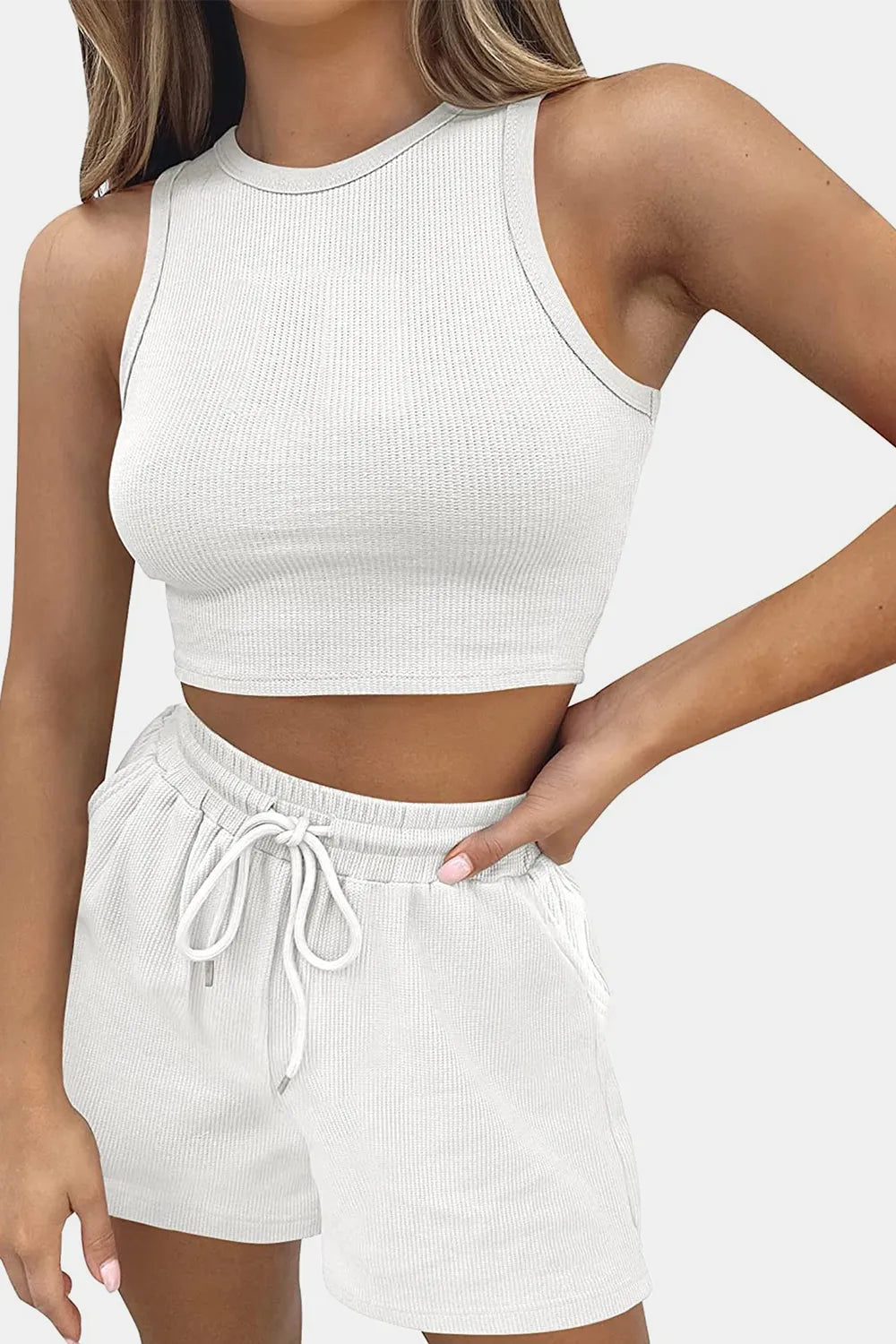 Women's Vest and Shorts Co-Ord Set