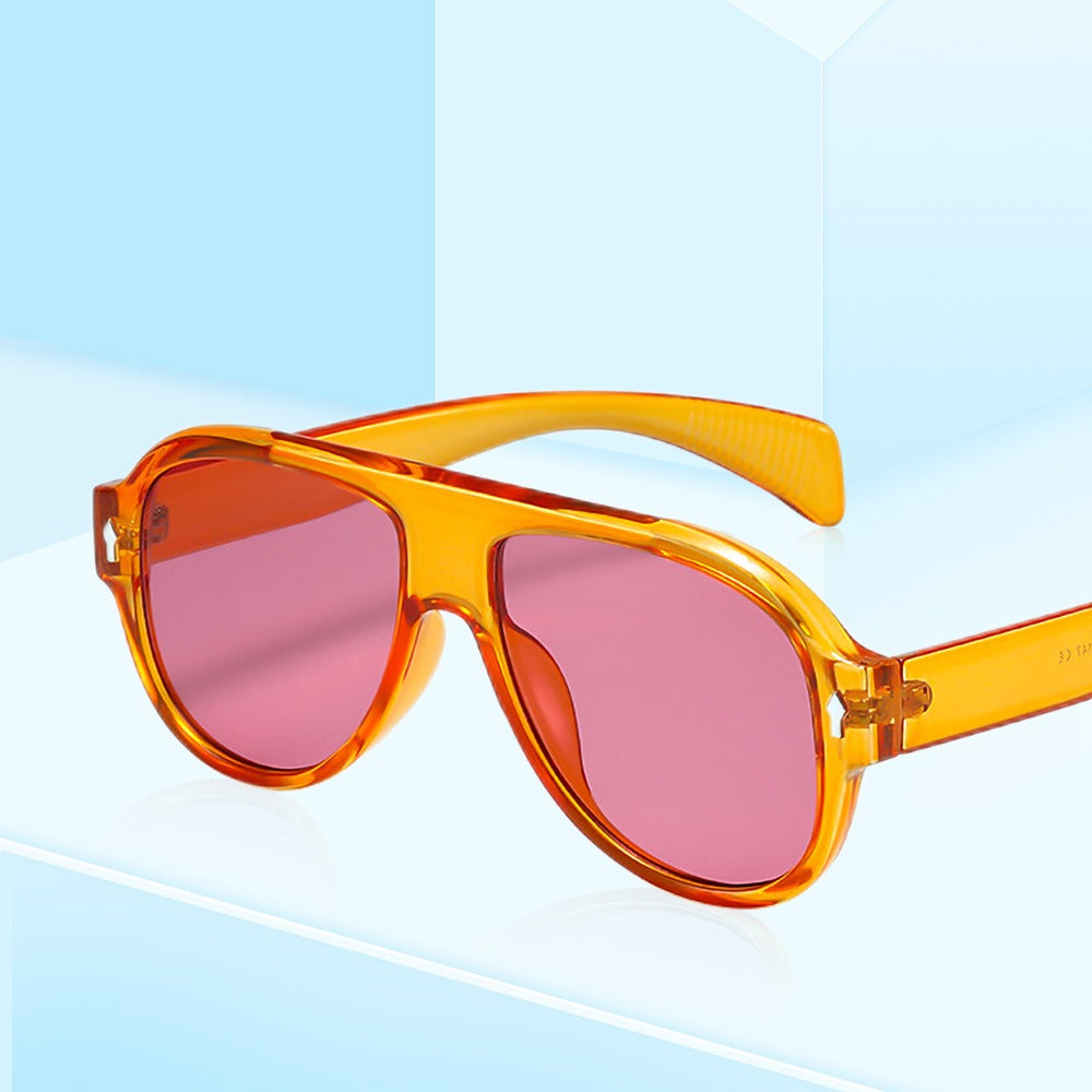 Men's Retro Pilot Sunglasses