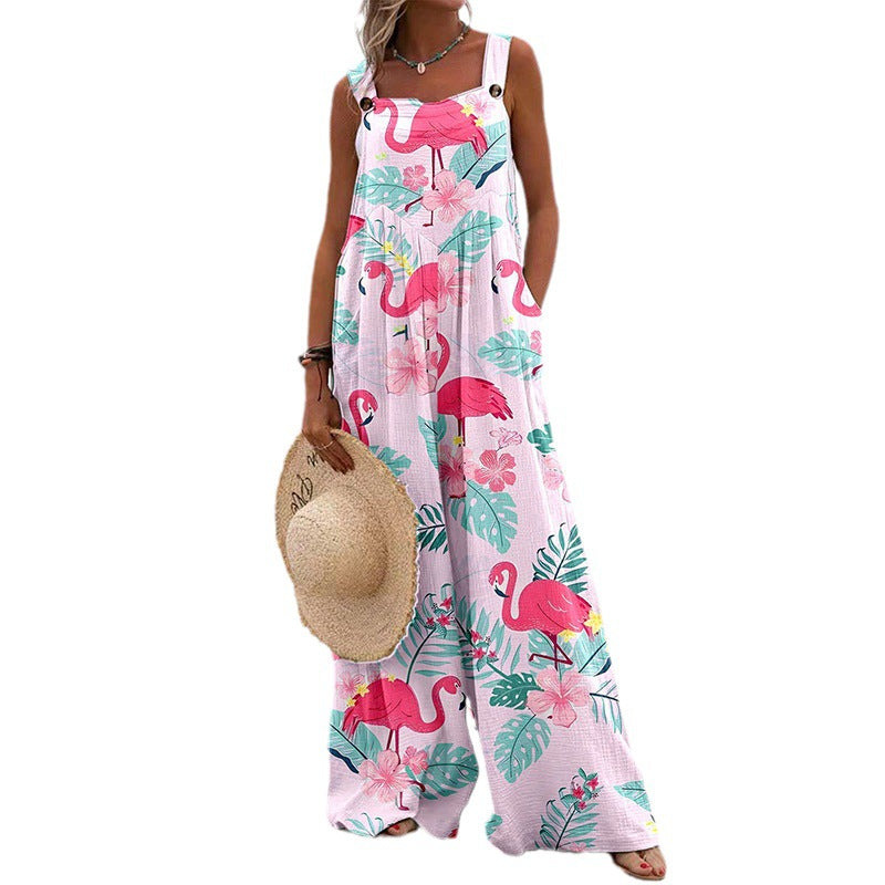 Women's Summer Jumpsuit Romper - various colours patterns