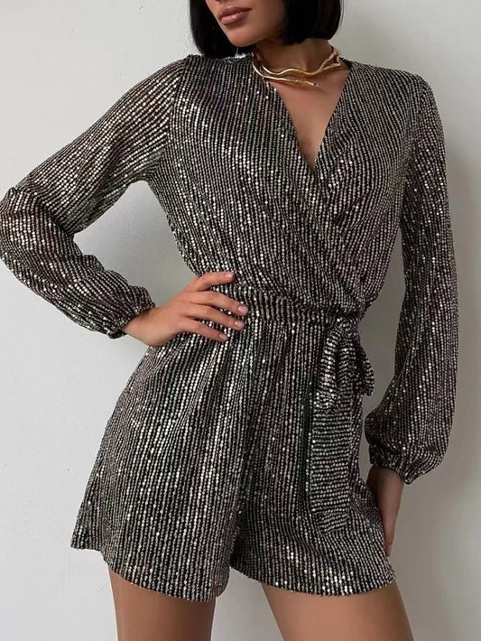 Women's Sequin Romper Playsuit - various colours