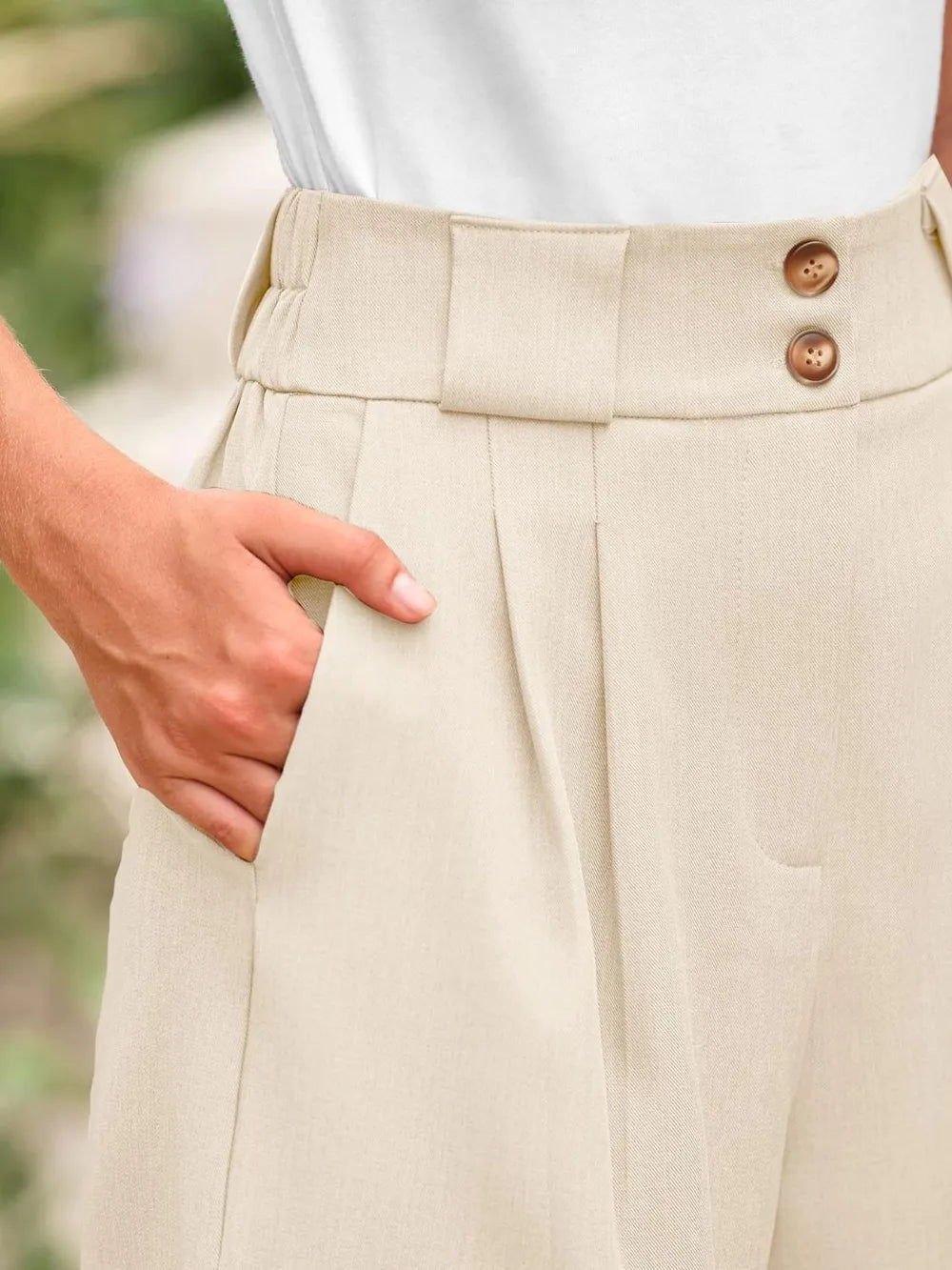 Women's Wide Waistband Shorts