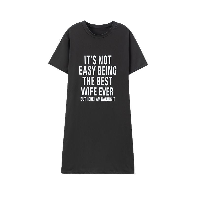Women Nightdress Sleepwear - Best Wife Ever