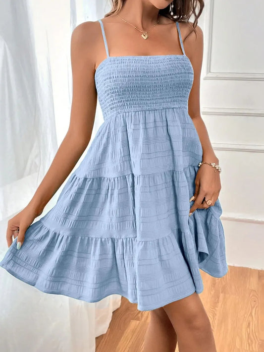 Women's Tiered Smocked Dress