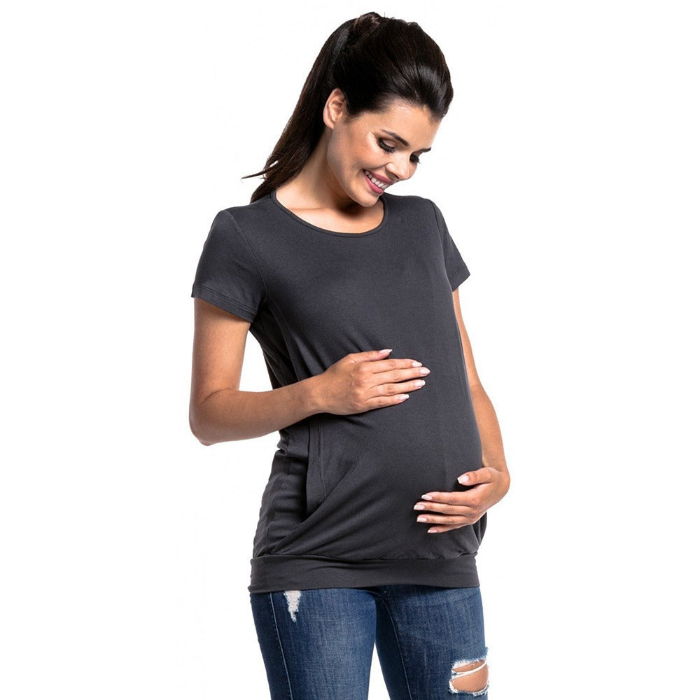 Ladies Maternity Breastfeeding Top - Mum To Be - Pregnancy