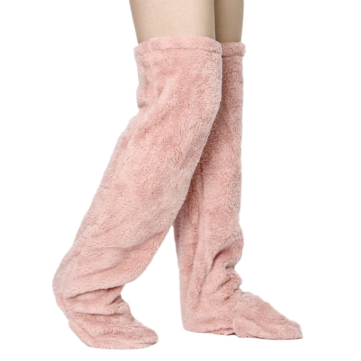 Socks Leg Warmers - Over The Knee - Thick Fleece