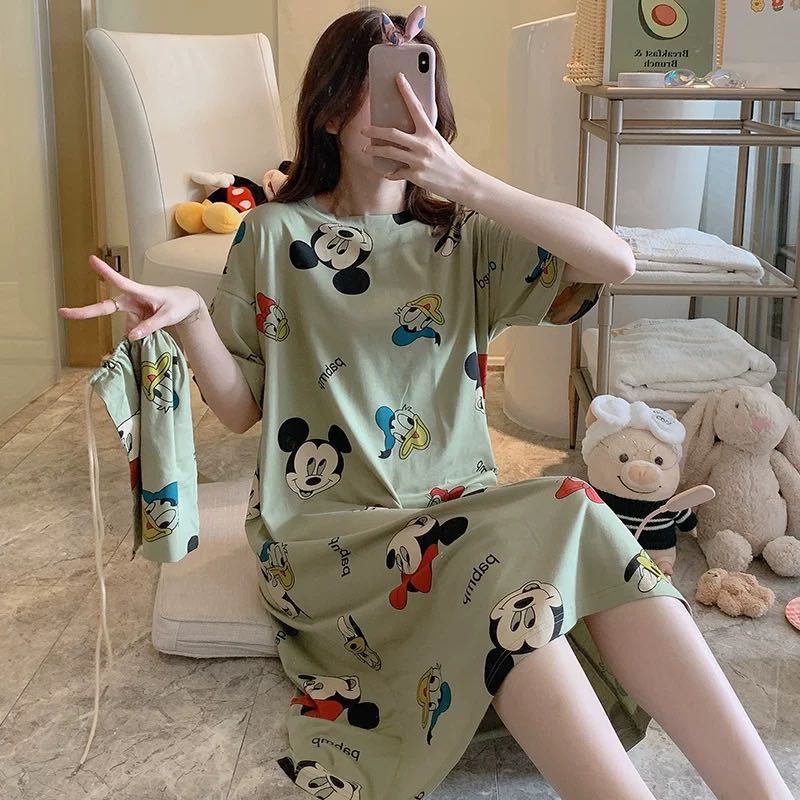 Women's Long Nightdress - Mickey Mouse - various colours