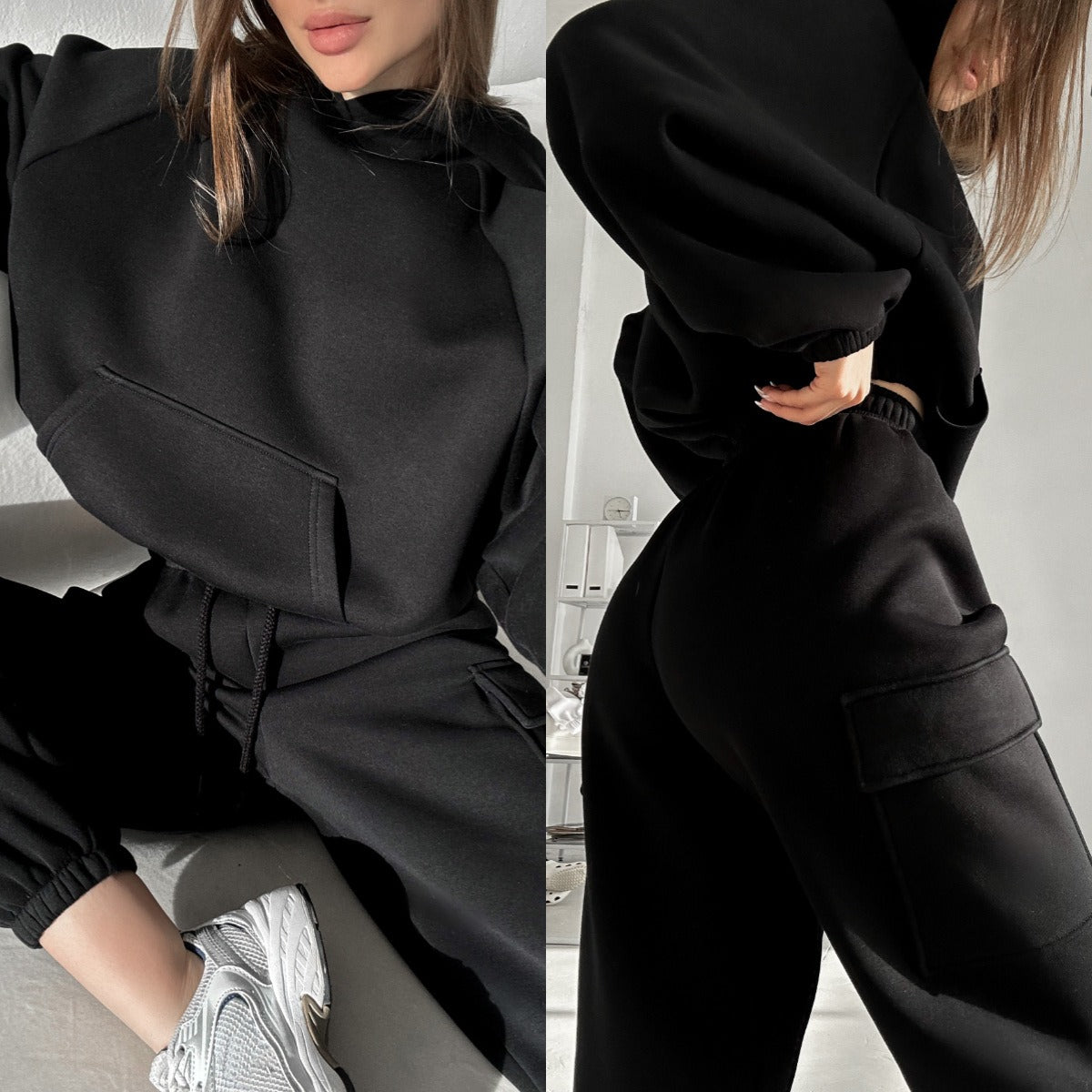 Women's Loungewear Hoodie Set - Various Colours