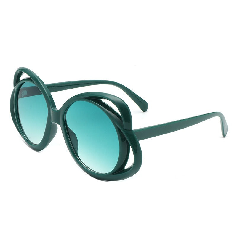 Ladies Oval Frame Sunglasses - various colours