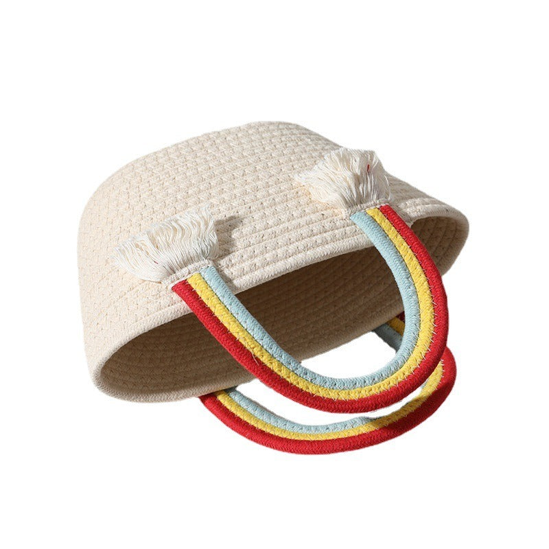 Summer Rainbow Beach Bag