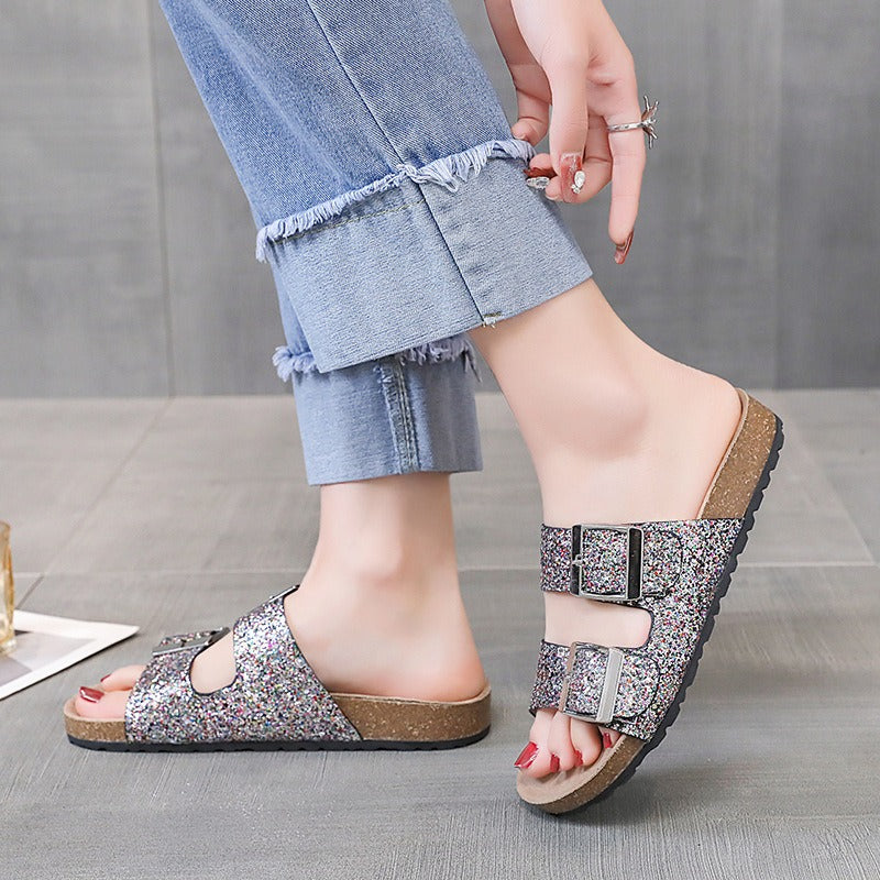 Women's Leopard Print Birkenstock Sandal