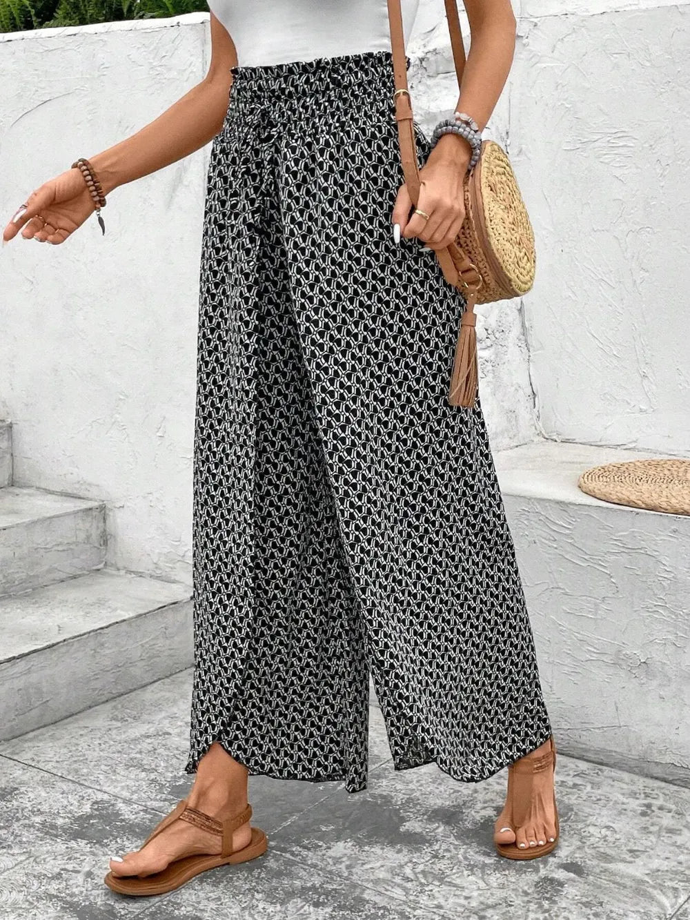 Women's Wide Leg Trousers - various colours